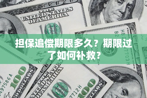 北京担保追偿期限多久？期限过了如何补救？