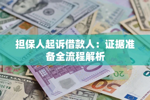 北京担保人起诉借款人：证据准备全流程解析